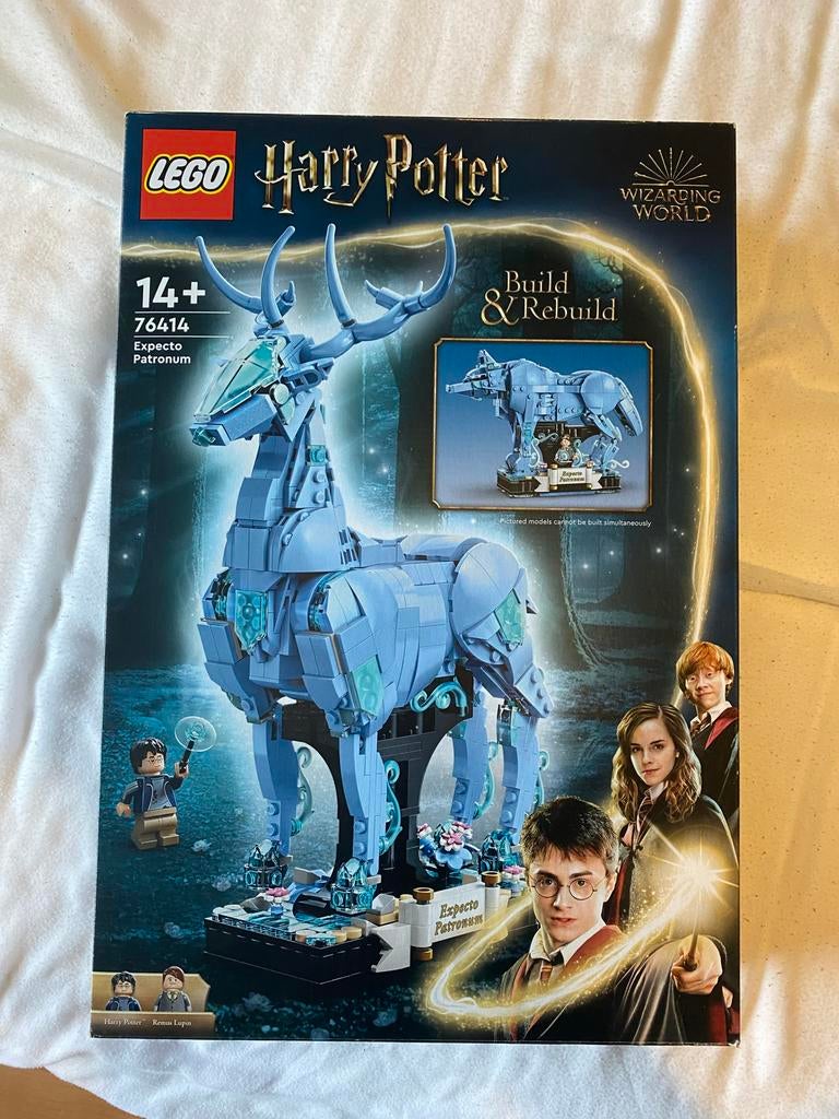Lego Harry Potter Patronus 76414, Ophalen of Verzenden, Zo goed als nieuw, Complete set, Lego