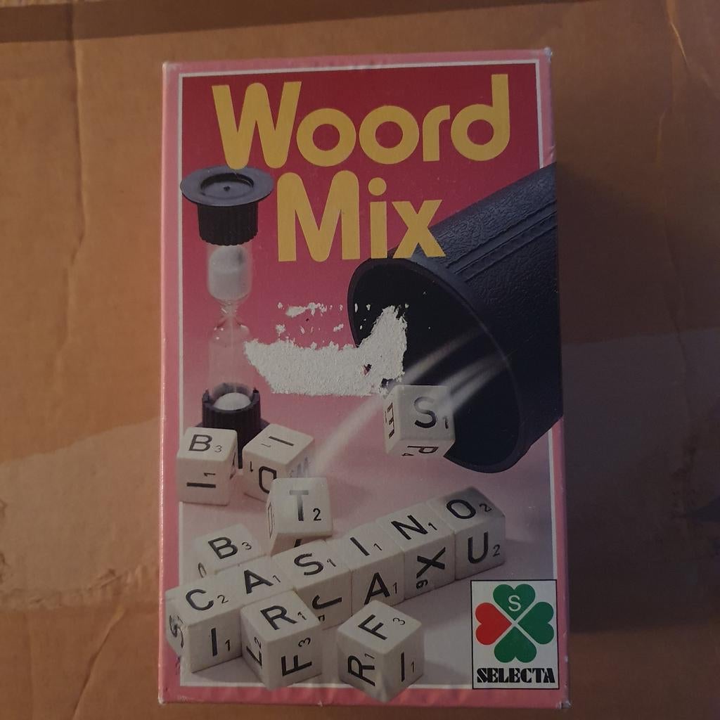 Woord Mix - Leuk woordspel!, Gebruikt, Ophalen of Verzenden, Vijf spelers of meer, Selecta