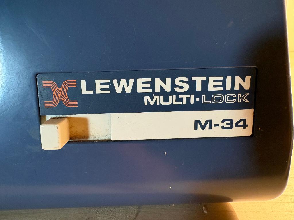 Lewenstein Lockmachine  Multilock-34, Ophalen, Zo goed als nieuw, Lockmachine, Lewenstein
