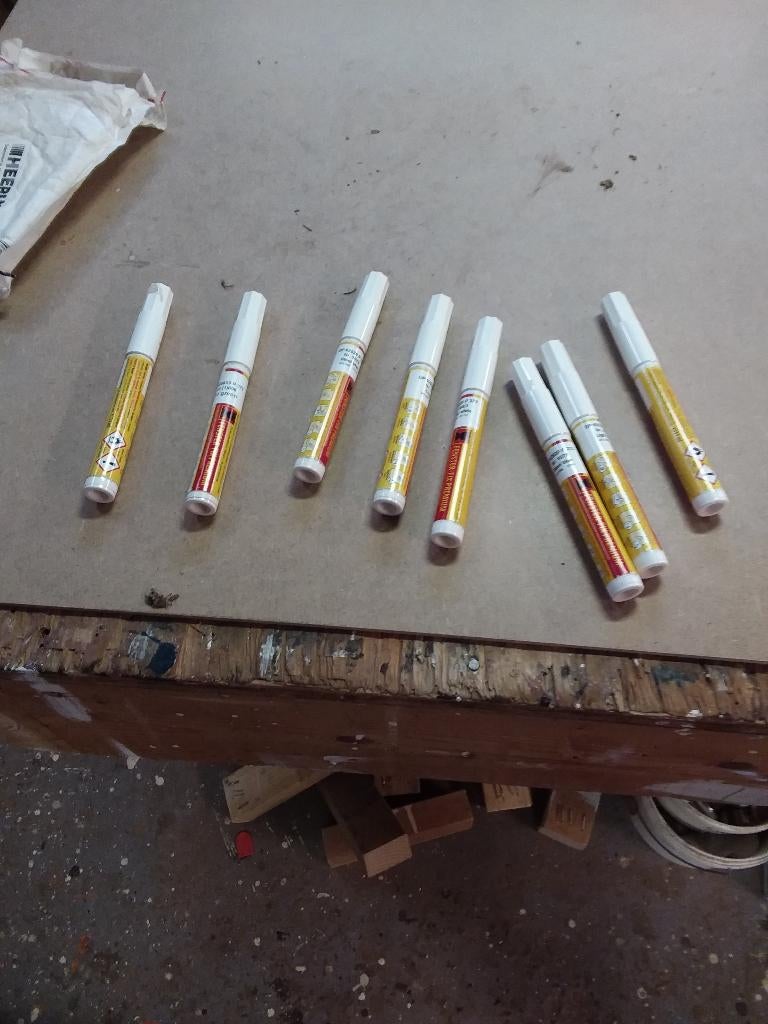 7 stuks reparatiestift voor Keralit of kunststof kozijn., Ophalen, Nieuw