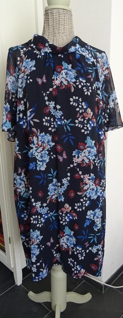 Taifun feestelijke jurk Nieuw met kaartje blauwtinten, Overige kleuren, Maat 42/44 (L), Nieuw, Ophalen of Verzenden