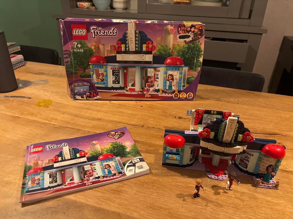 Lego Friends Bioscoop 41448 - Compleet met doos, Ophalen of Verzenden, Zo goed als nieuw, Complete set, Lego