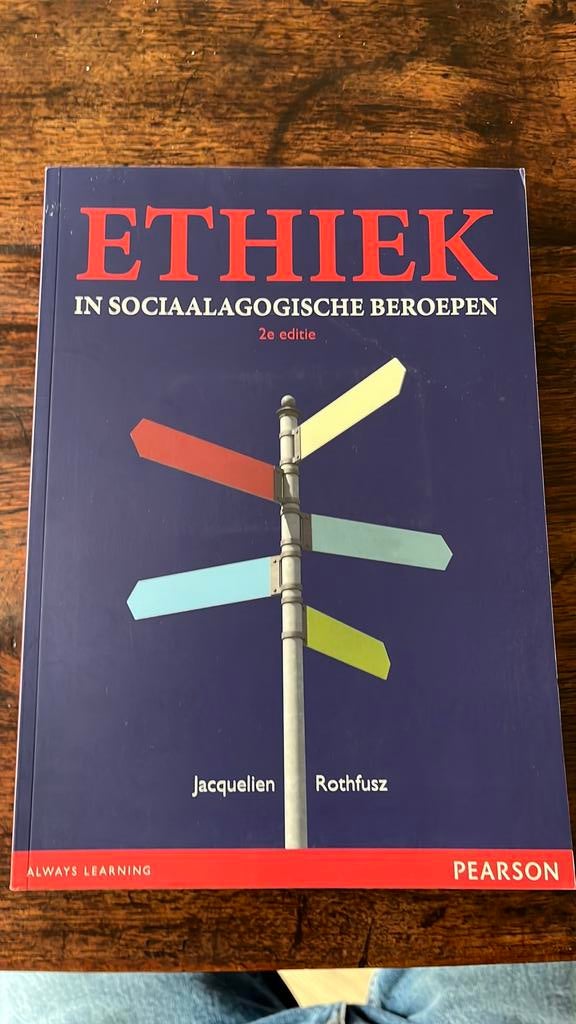 Jacquelien Rothfusz - Ethiek 2e editie, Ophalen of Verzenden, Zo goed als nieuw, Jacquelien Rothfusz, Nederlands