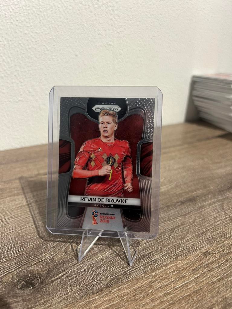 Kevin de Bruyne 2018 Panini Prizm World Cup #17 Belgium, Ophalen of Verzenden, Zo goed als nieuw, Buitenlandse clubs, Poster, Plaatje of Sticker