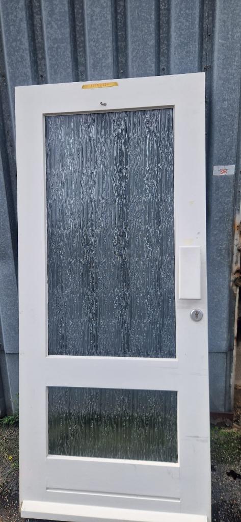 Houten voordeur, Ophalen, Gebruikt, 80 tot 100 cm, Buitendeur