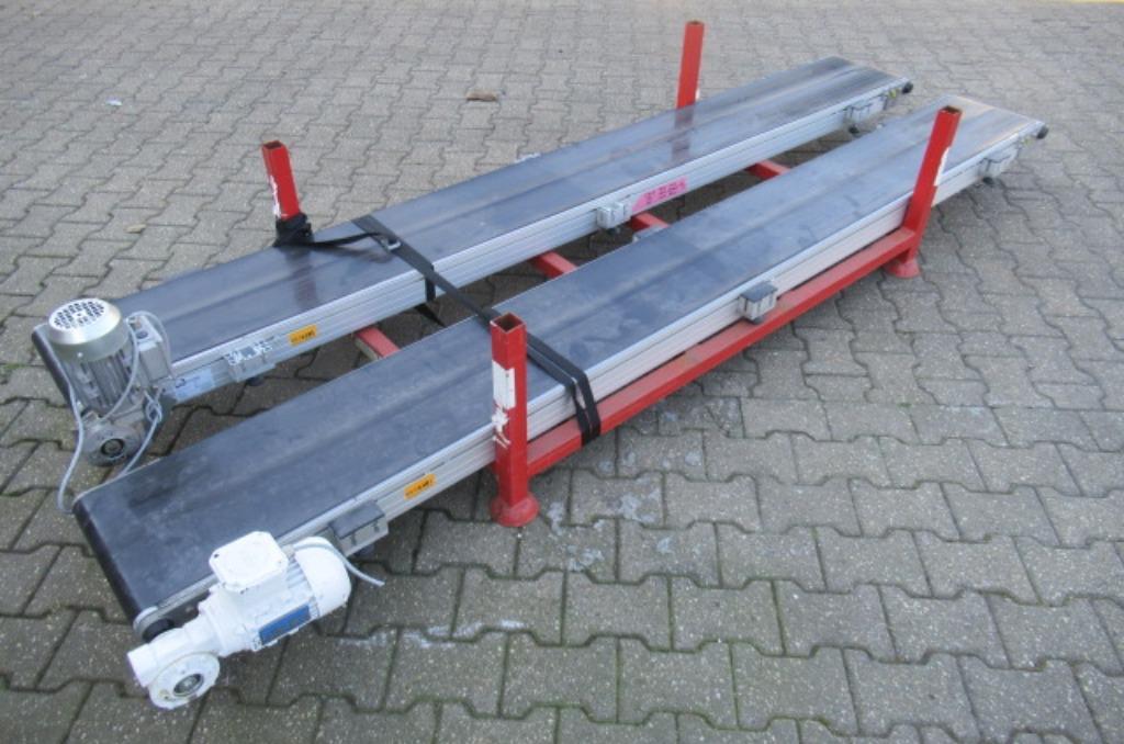 Transportband 30 cm breed, 140 cm tot 400 cm lengte.Gebruikt, Ophalen, Gebruikt