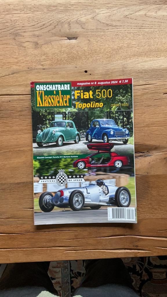 Ons hatbare klassieker  nnr 8 2024. Over oa fiat topolino, Ophalen of Verzenden, Zo goed als nieuw, Overige merken