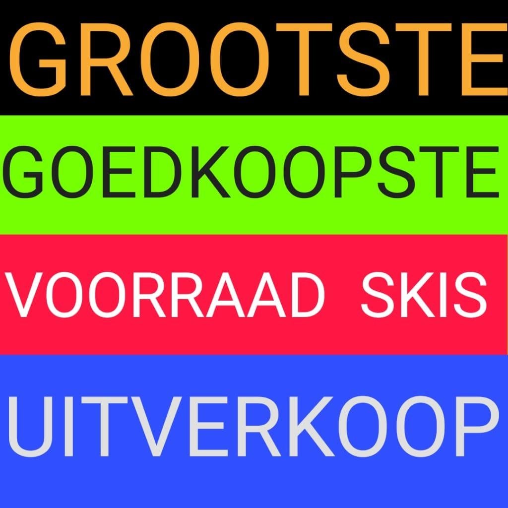 GROOTSTE VOORRAAD SKIS EN SKI SCHOENEN VAKKUNDIG ADVIES, Overige merken, Ophalen of Verzenden, Zo goed als nieuw, Carve