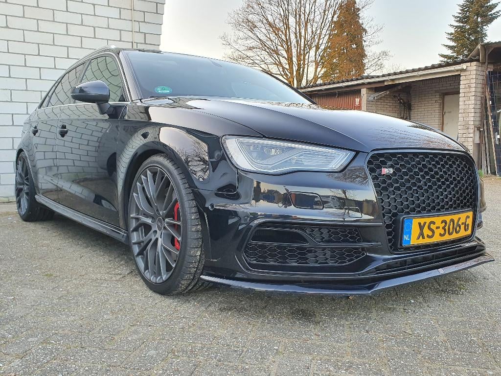 Audi S3 221KW Sportback Quattro 2015 Zwart schaalstoelen, Auto's, Audi, Automaat, S3, Zwart, 4 cilinders
