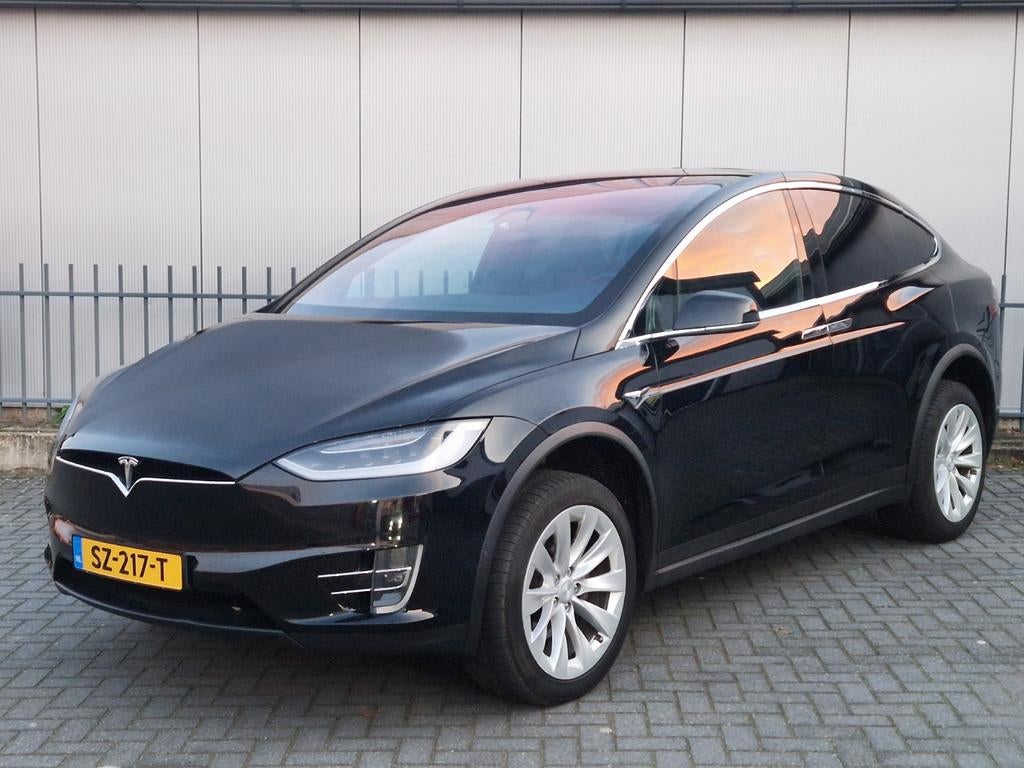 Tesla Model X 100D 7-persoons Marge auto Trekhaak, Auto's, Tesla, Automaat, Model X, 124 €/maand, 7 stoelen