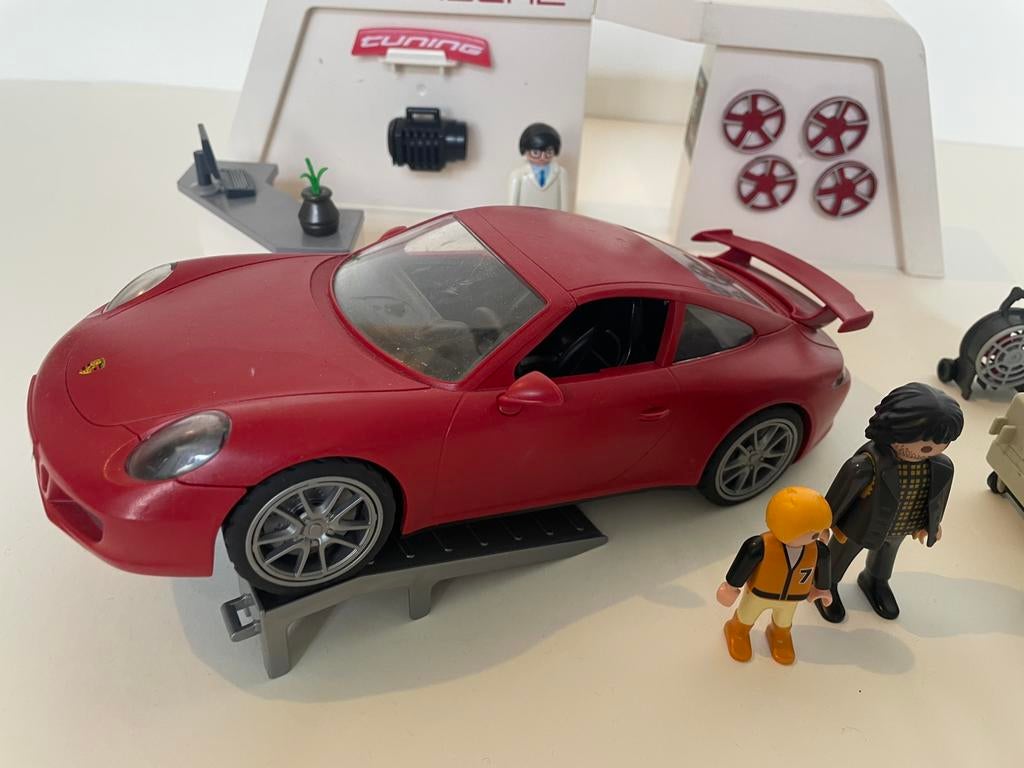 Playmobil Porche garage, Kinderen en Baby's, Speelgoed | Playmobil, Ophalen of Verzenden, Zo goed als nieuw