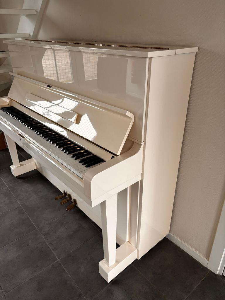 Lindbergh Piano Hoogglans Wit - IN PRIJS VERLAAGD!!!, Ophalen, Wit, Zo goed als nieuw, Piano