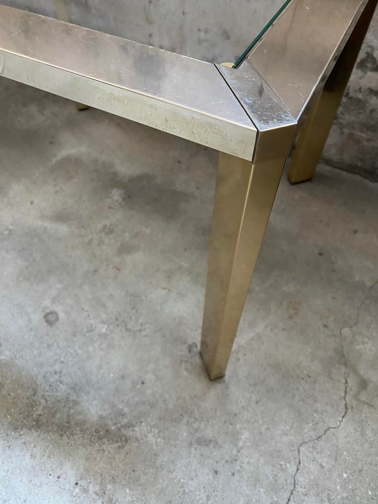 Pierre Vandel Paris goudkleurige bijzettafel, Ophalen of Verzenden, Huis en Inrichting