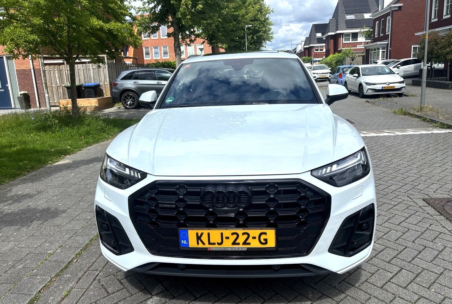 Audi Q5 55 TFSIe S-Line|Black Pack|ACC|360|B&O|Gar.’28|Pano, 4 cilinders, Wit, Vierwielaandrijving, Dealer onderhouden