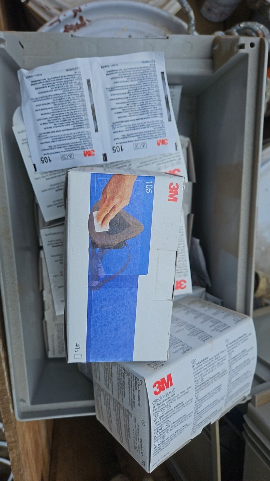 3m poets doekjes half/volgelaatsmasker, Ophalen of Verzenden, Nieuw