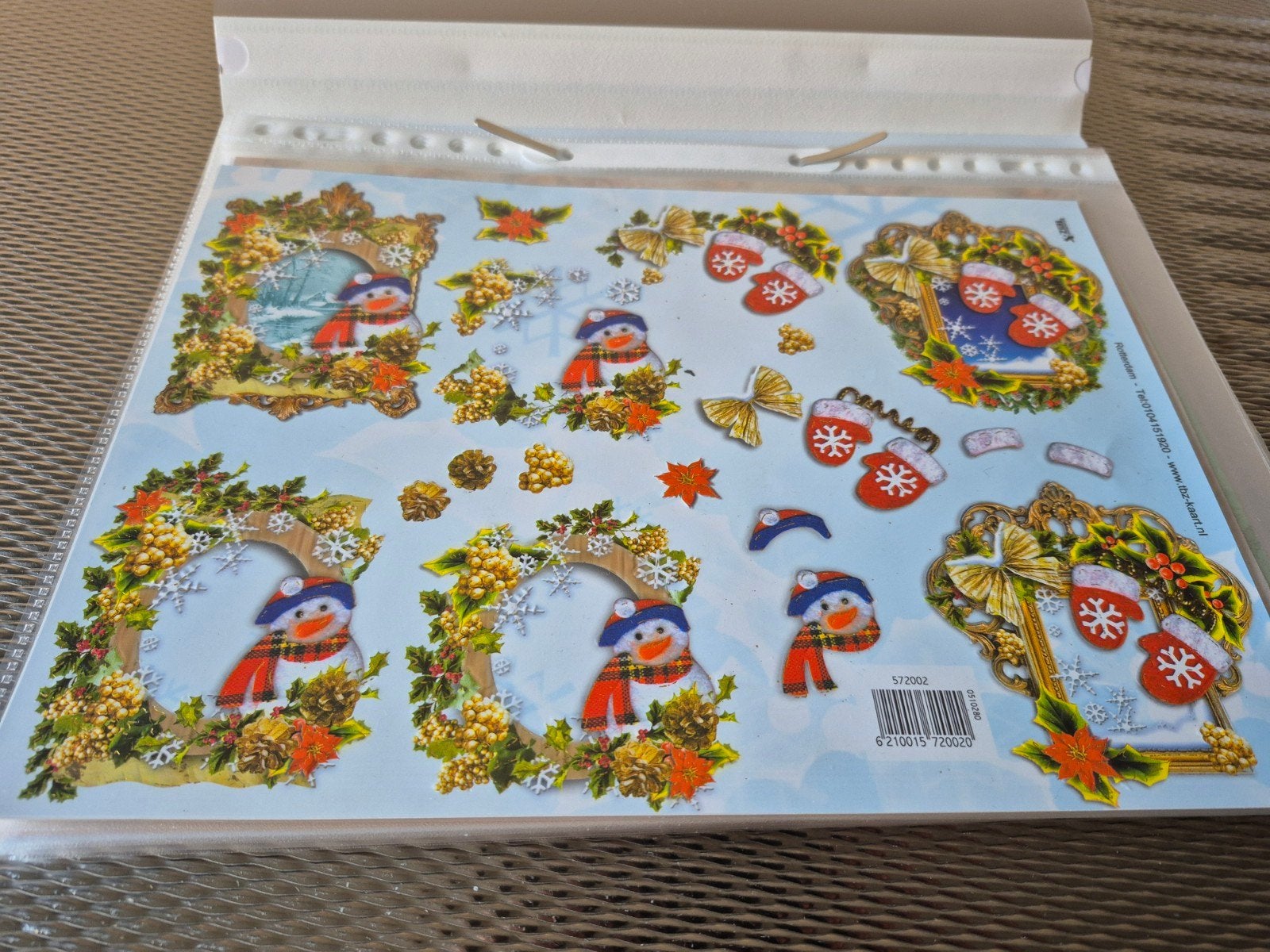 18 3D KNIPVELLEN NIEUW, Hobby en Vrije tijd, Ophalen, Nieuw, Overige thema's, Knipvel