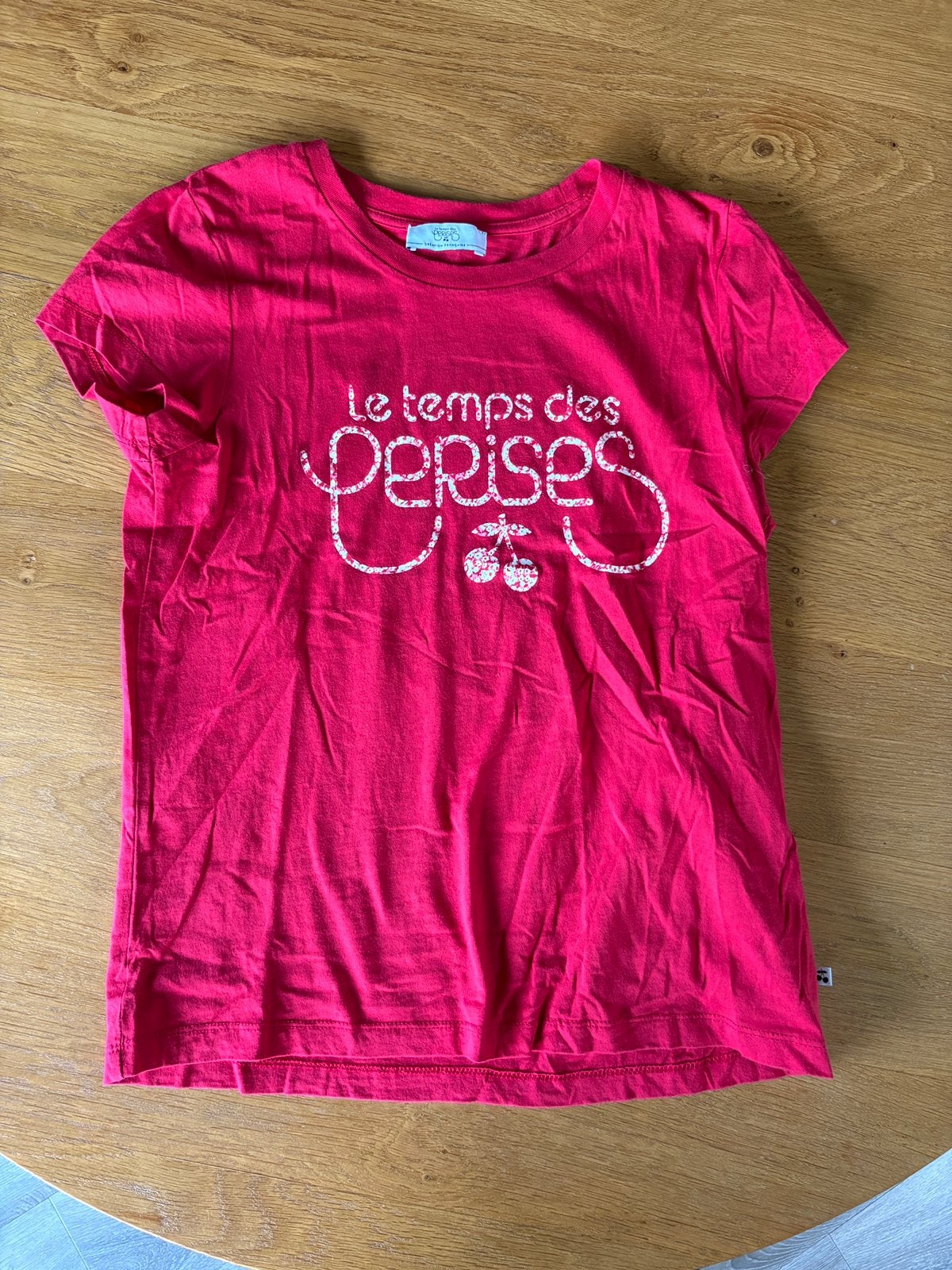Te koop mooi le temps des cerises shirt maat S, Ophalen of Verzenden, Zo goed als nieuw, Korte mouw, Maat 36 (S)