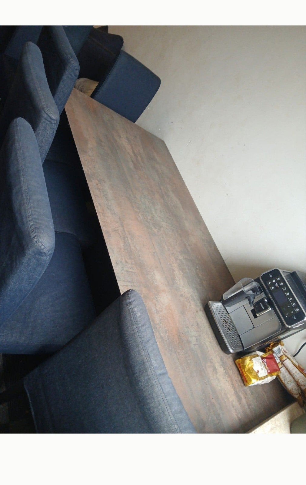 Eettafel met 6 stoelen - Zo goed als nieuw, Overige materialen, 100 tot 150 cm, Zo goed als nieuw, Modern