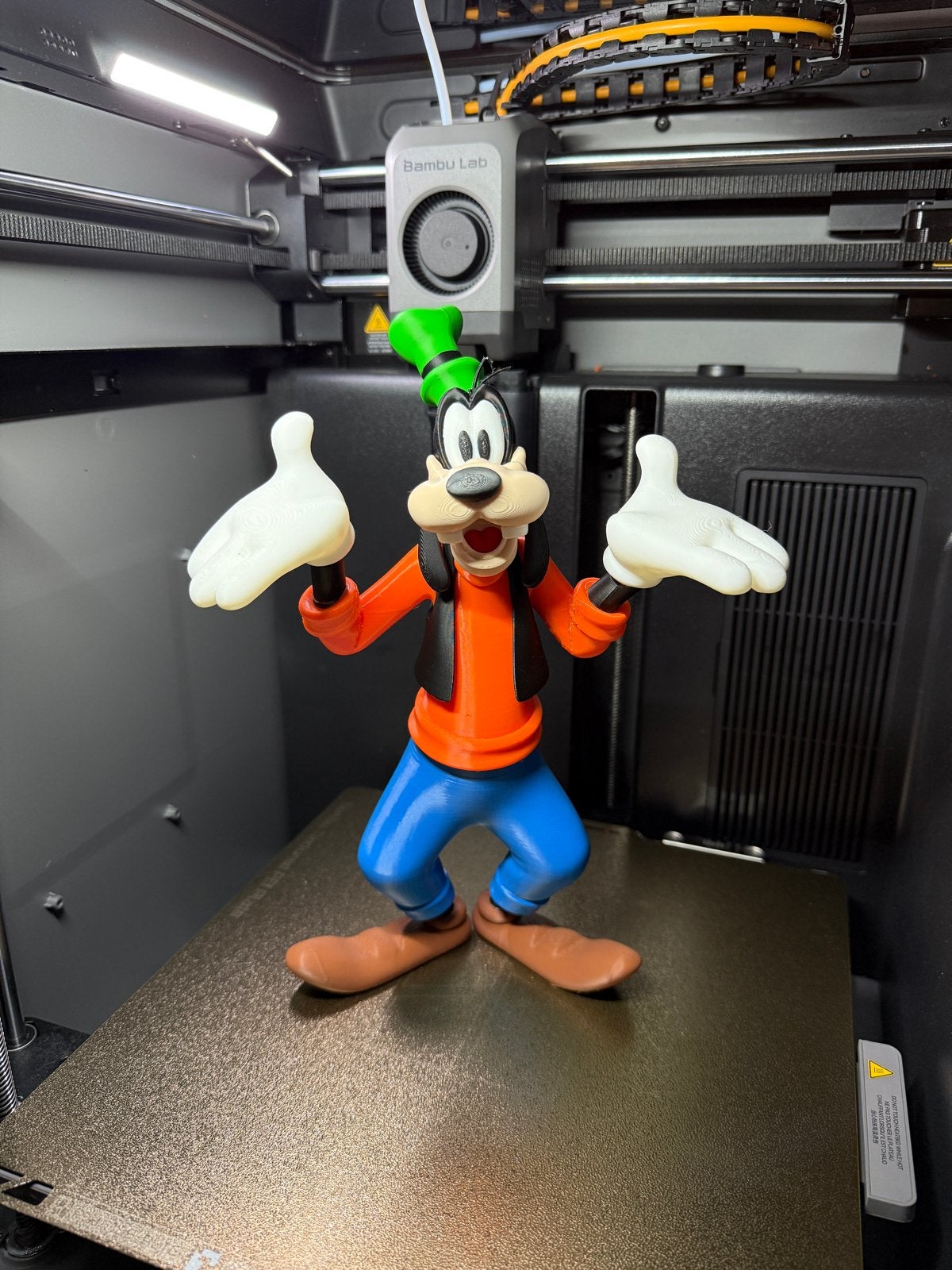 3D-geprinte Goofy figuur - Uniek Disney verzamelobject, Ophalen of Verzenden, Zo goed als nieuw