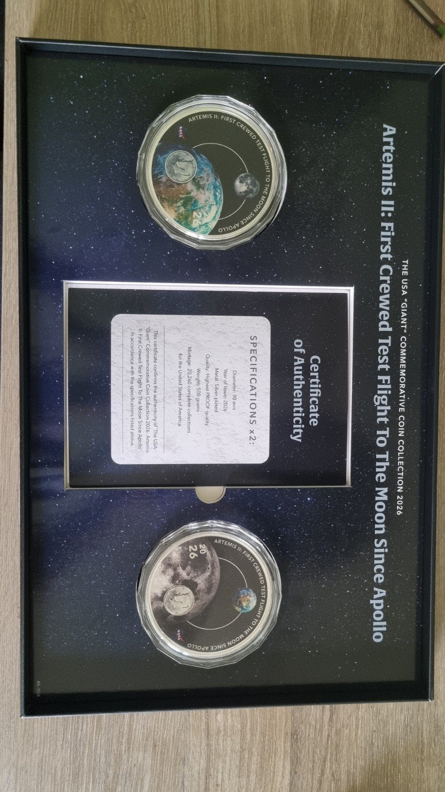 Artemis II commemorative coin collection 2026, Ophalen, Overige typen