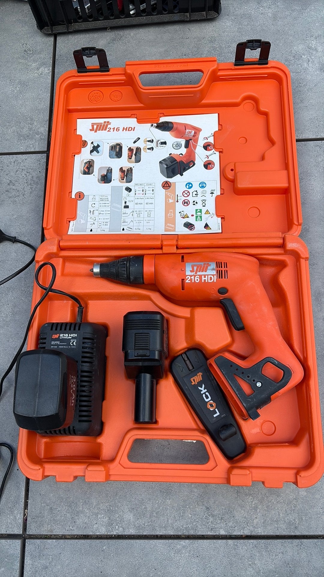 Spit 216 HDI gipsplaten schroefmachine, Doe-het-zelf en Verbouw, Ophalen, Zo goed als nieuw, Boor- en Schroefmachine