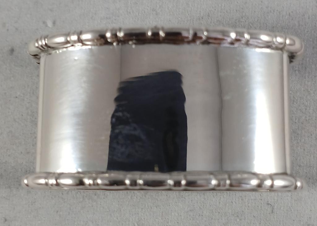 Zilveren vingerdoekring antiek 835 zilver, Ophalen of Verzenden, Zilver