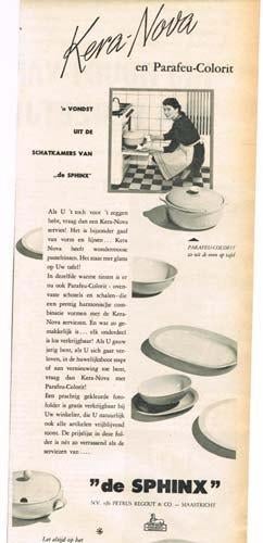 "De Sphinx" - Advertentie uit Tijdschrift 1957, Ophalen of Verzenden, 1940 tot 1960, Knipsel(s)