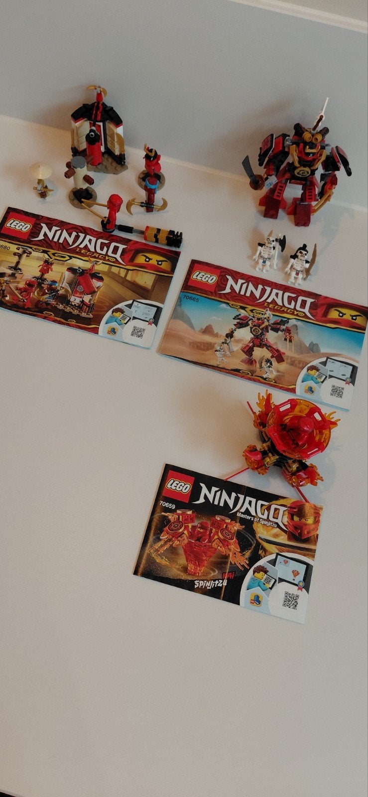 3x Lego Ninjago, Verzenden, Lego, Zo goed als nieuw, Ninjago