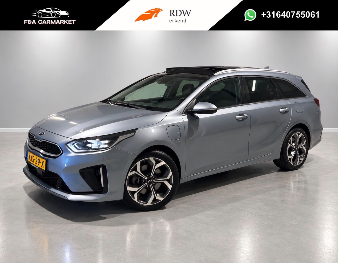 Kia Ceed Sportswagon 1.6 GDi PHEV | Exect.Line. | VOL OPTIES, Auto's, Dealer onderhouden, Parkeerassistent, Zwart, Leder