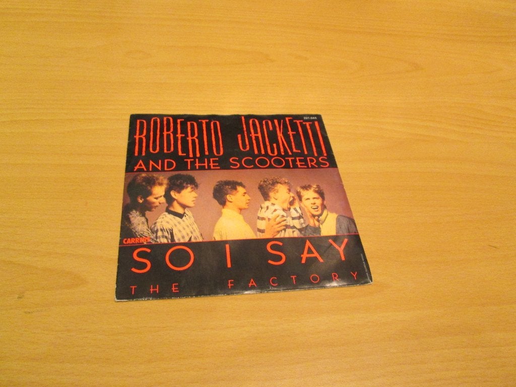 2 singles van Roberto Jacketti & The Scooters (ook per stuk), Ophalen of Verzenden, Gebruikt, Pop