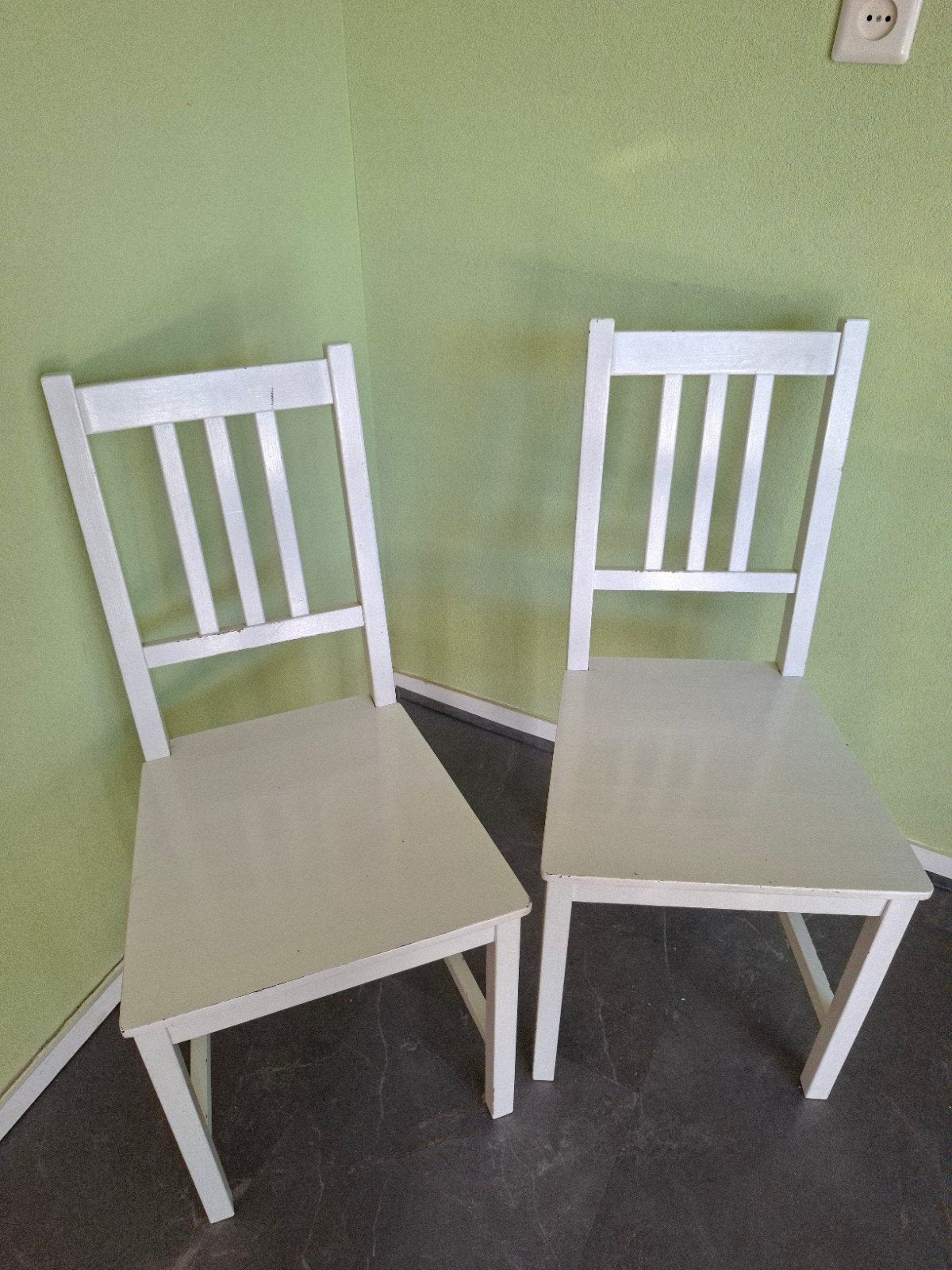 2 stoelen t.e.a.b., Ophalen, Gebruikt