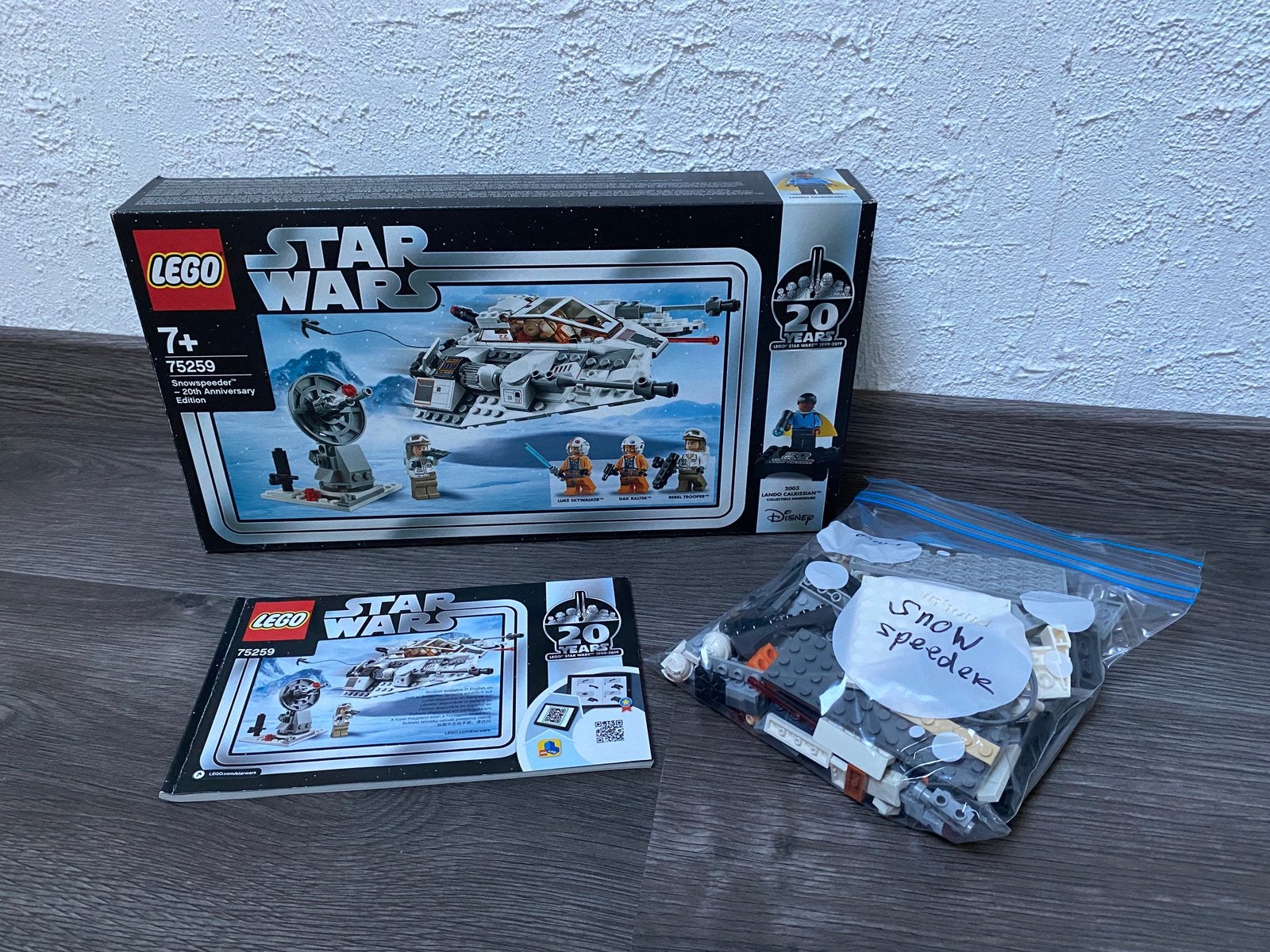 Lego 75259 Snowspeeder, Inclusief instructies, Star Wars, Lego, Ophalen of Verzenden