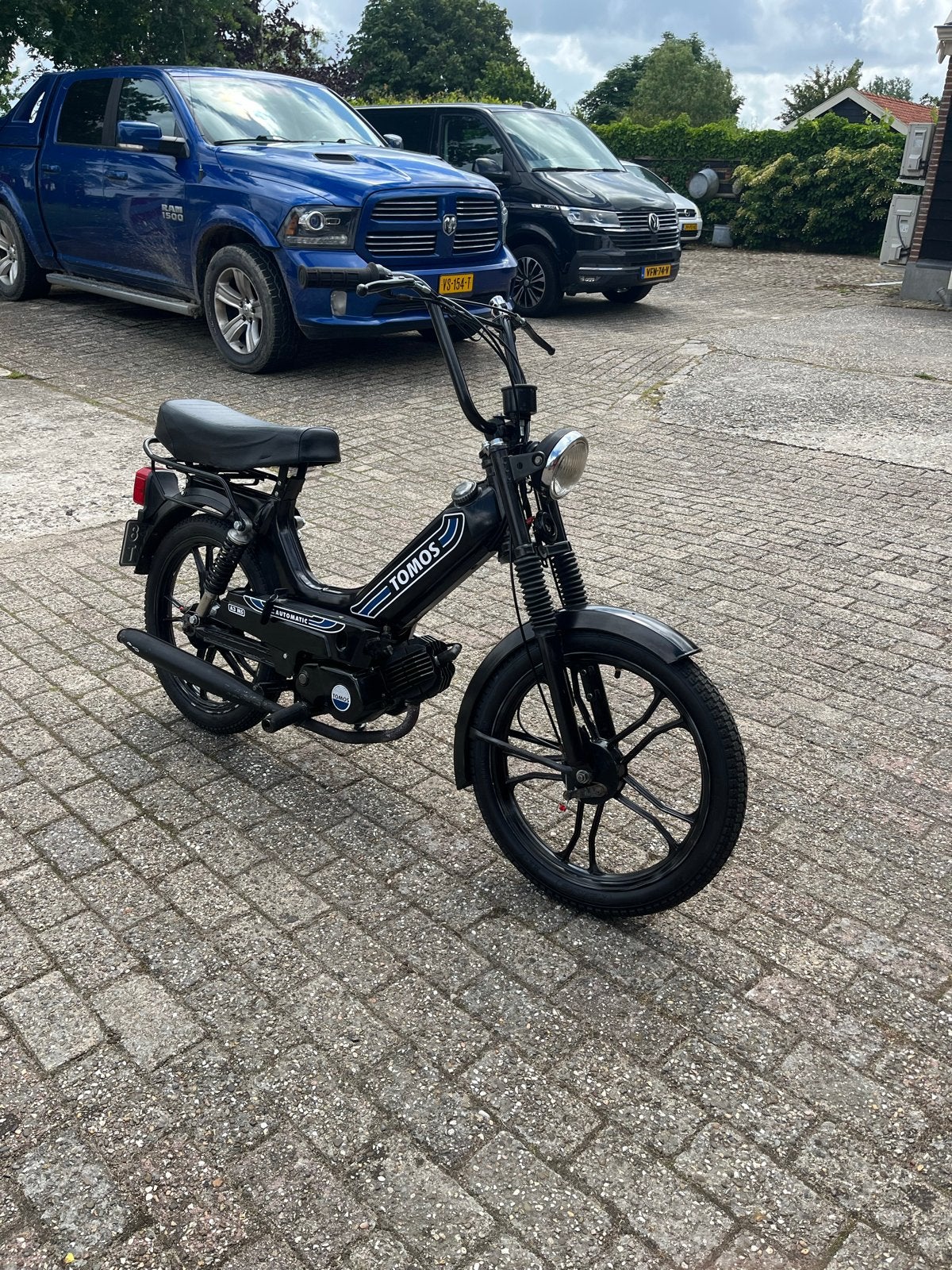 Tomos Automatic Bromfiets - Zwart, Goede Staat, Fietsen en Brommers, Brommers | Tomos, Gebruikt, Overige modellen, Maximaal 45 km/u