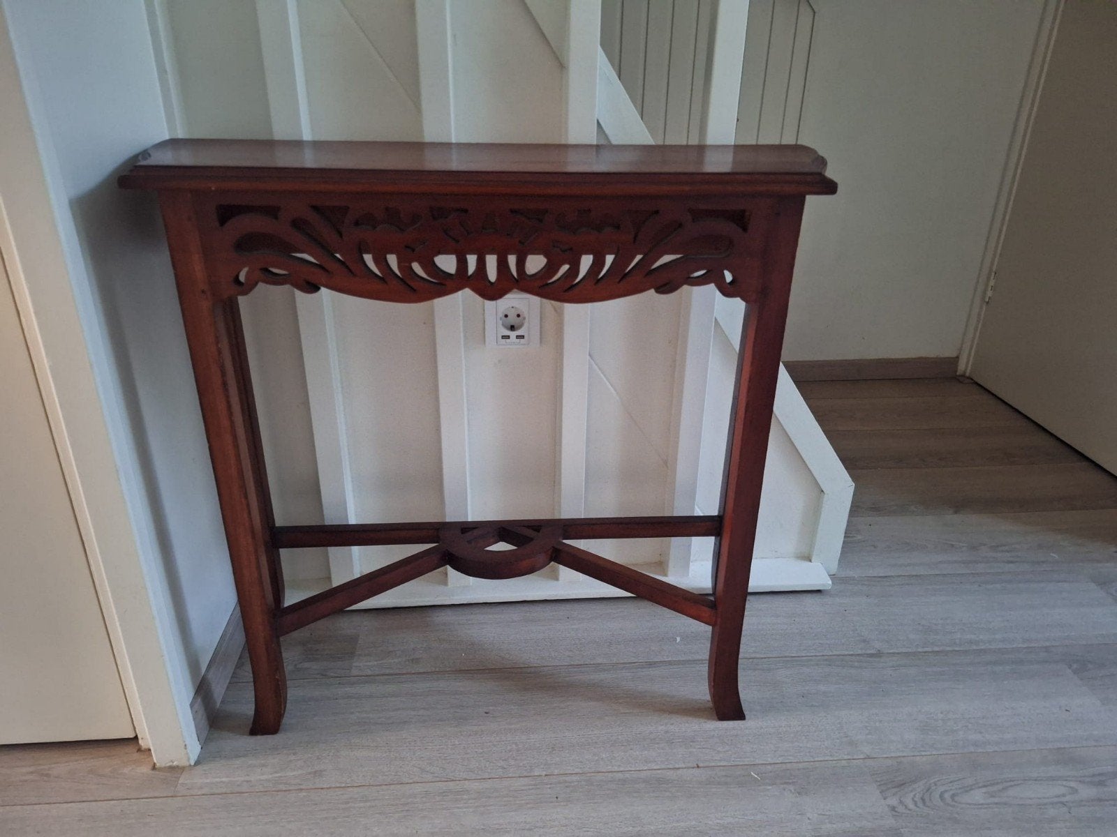 Sfeervolle Sidetable of haltafel., Ophalen of Verzenden, Rechthoekig, Minder dan 55 cm, 60 cm of meer