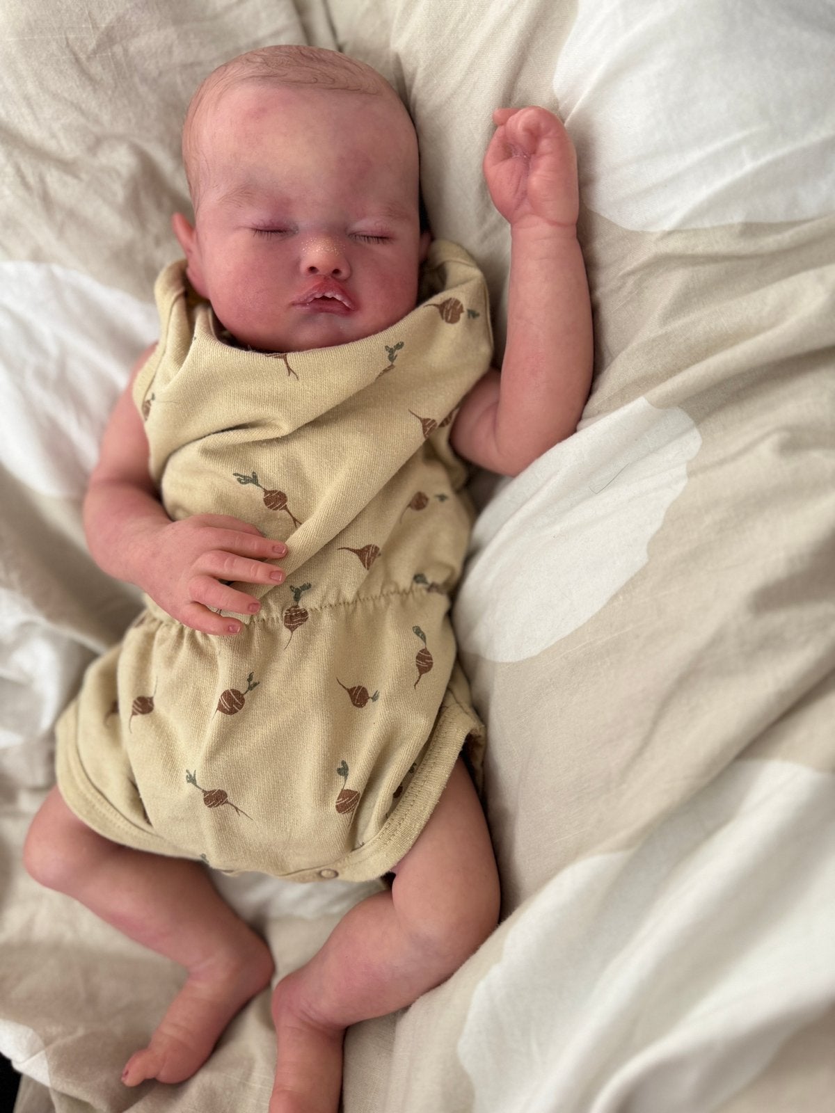Reborn angelina, Verzamelen, Poppen, Verzenden, Zo goed als nieuw, Babypop, Levensecht of Reborn