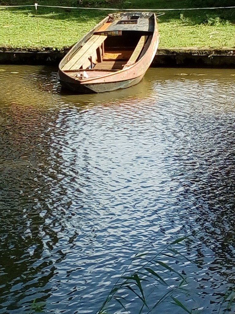stalen vlet met werk 560cm lang 180cm  breed, Ophalen of Verzenden, Gebruikt, Motor en Techniek, Motorboot
