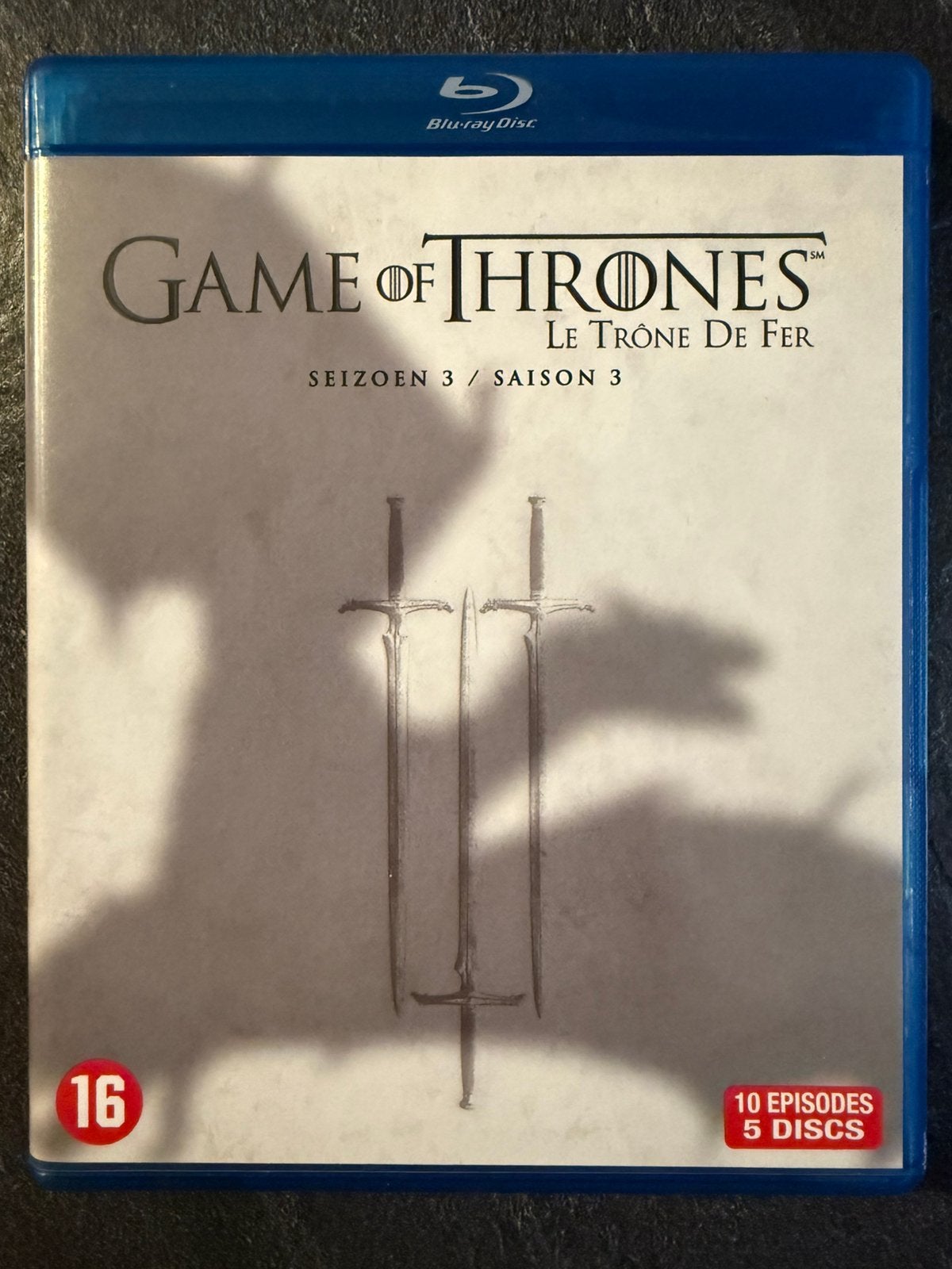 Game Of Thrones seizoen 3 blu-ray, Gebruikt, Vanaf 16 jaar, Nederlands, Boxset