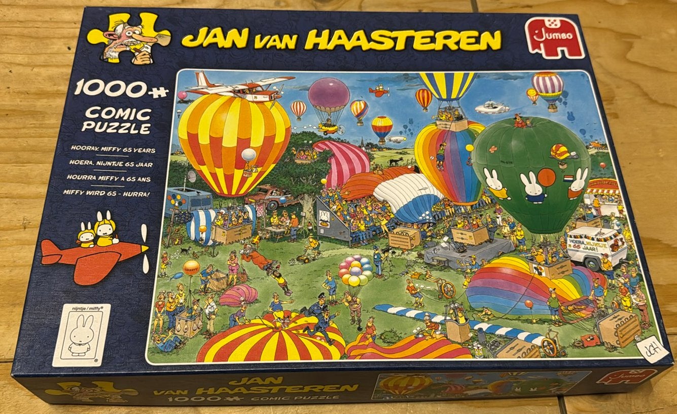 Jan van Haasteren (Hoera, Nijntje 65 jaar), Ophalen, 500 t/m 1500 stukjes, Zo goed als nieuw
