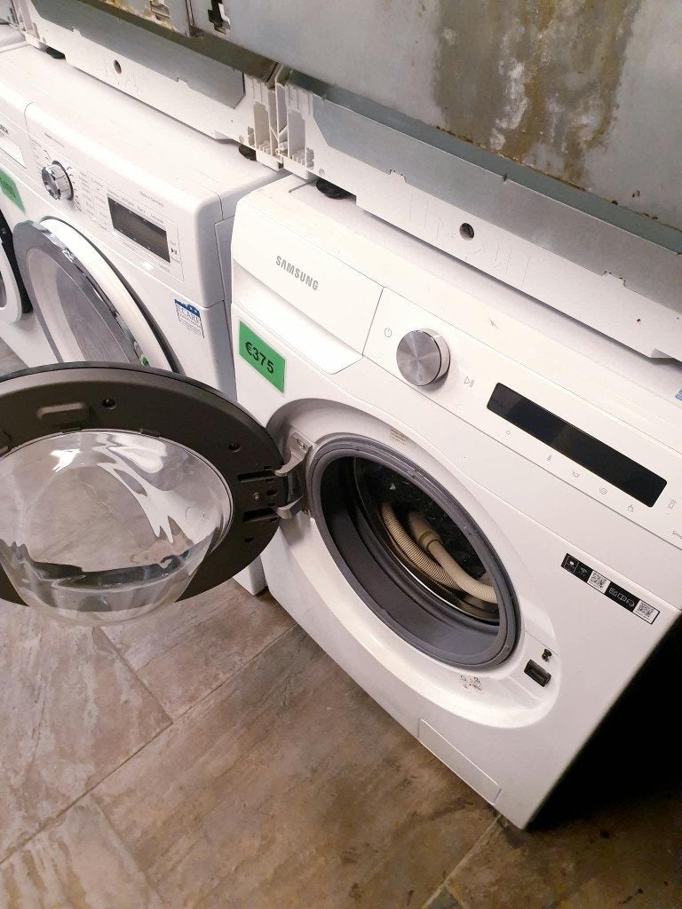 wasmachine samsung 9kg iDos WIFI bezorging { Arnhem OMG}, Ophalen, 1200 tot 1600 toeren, 8 tot 10 kg, Energieklasse A of zuiniger