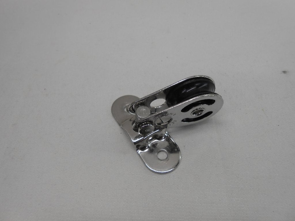 Hangend / Staand Mini Blokje, Katrol, RVS, voor 6 - 8 mm, Ophalen of Verzenden, Gebruikt, Lijn of Blok