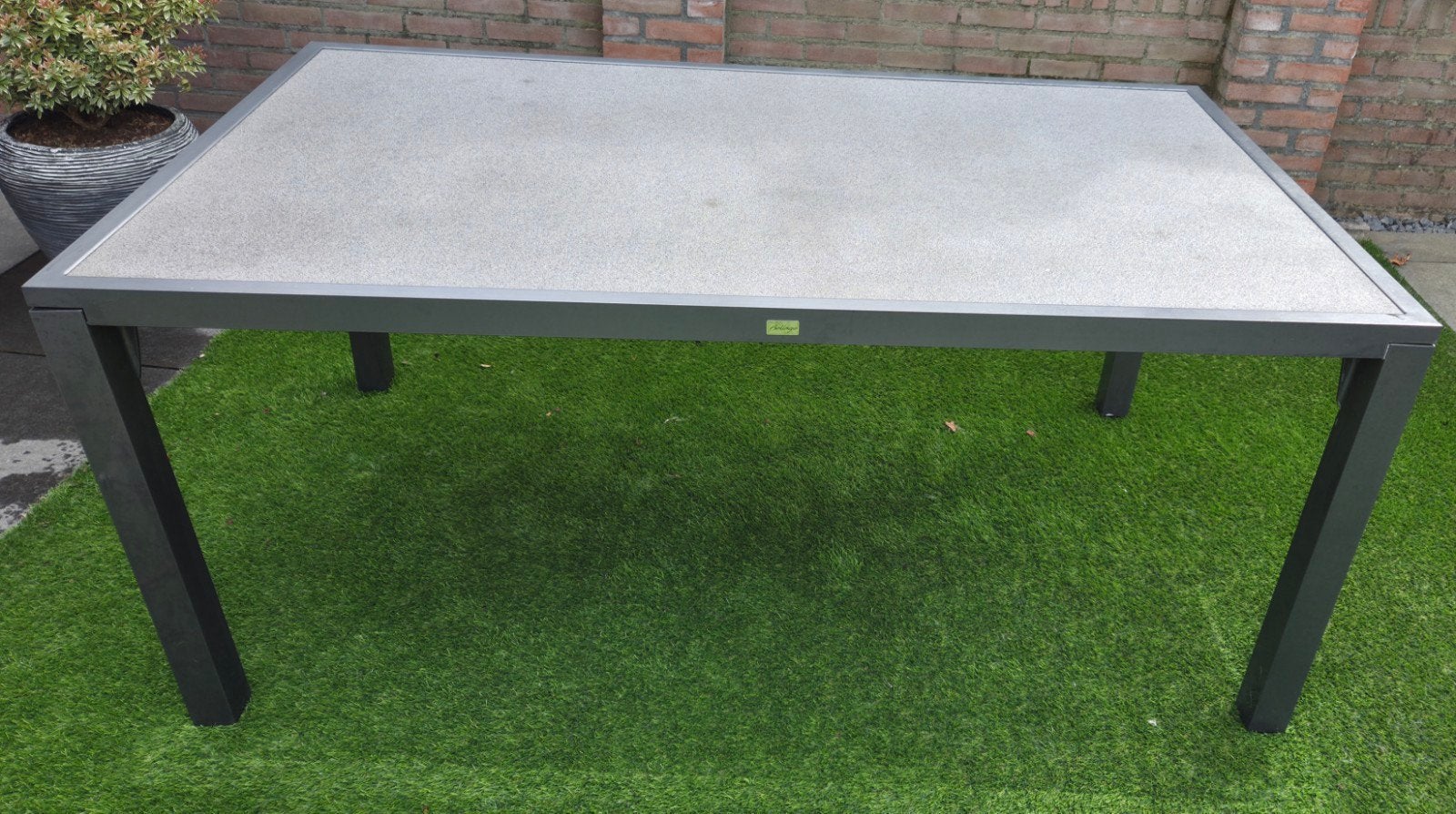 Complete tuinset met Madison kussens, Ophalen, Gebruikt, Rechthoekig, Aluminium
