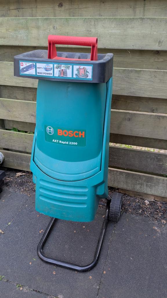 Bosch hakselaar tuin, Tuin en Terras, Hakselaars, Ophalen, Gebruikt