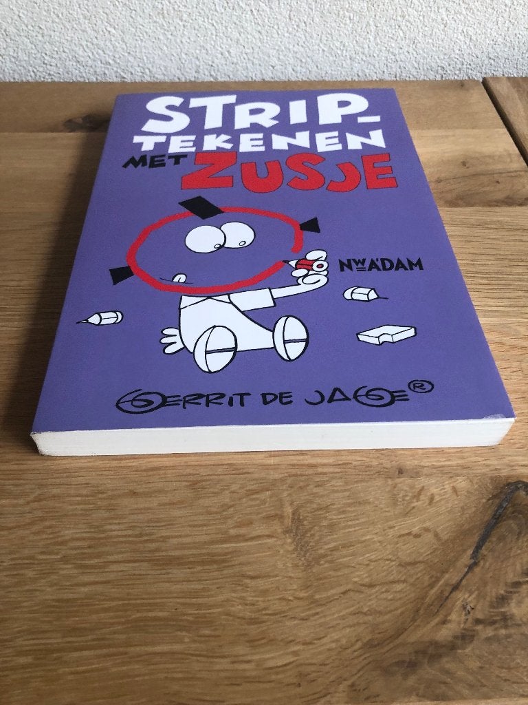 Striptekenen met Zusje (Gerrit de Jager) SC 1e druk 2009, Gerrit de Jager, Ophalen of Verzenden, Zo goed als nieuw, Schilder- en Tekenkunst