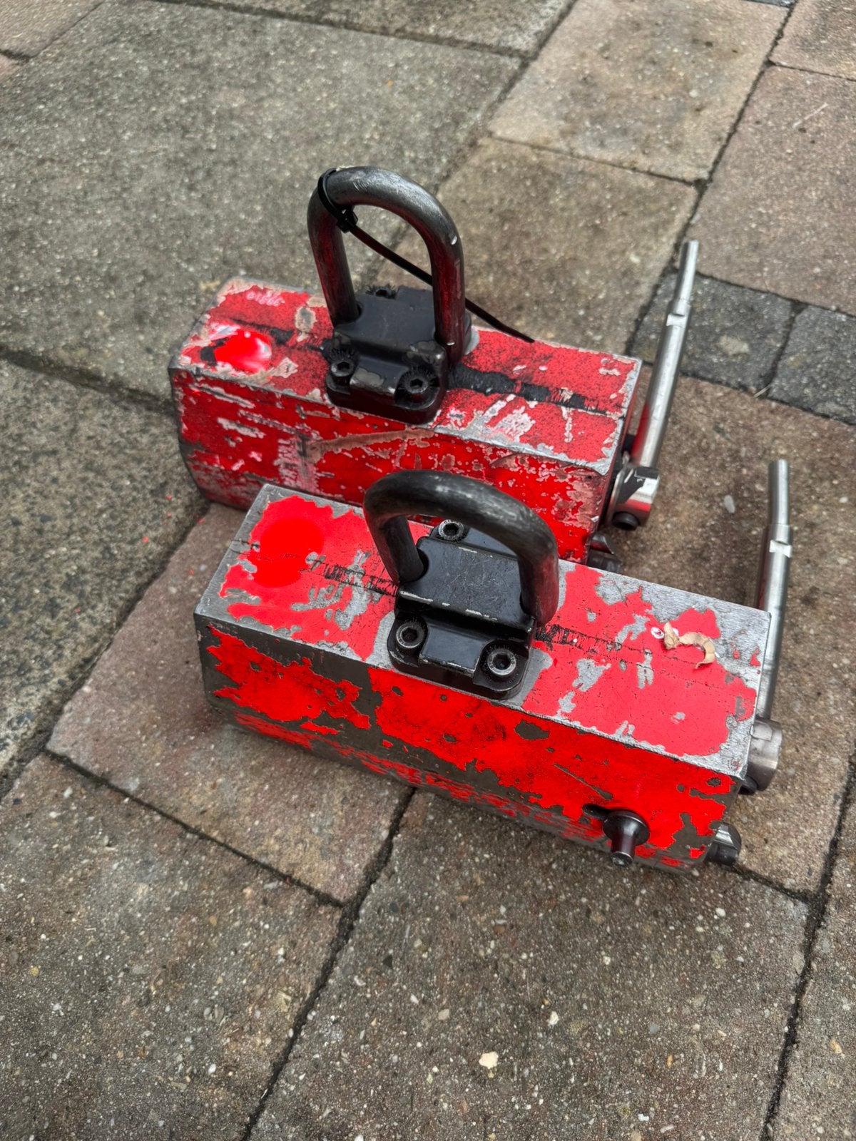 Hefmagneet hijsmagneet 500kg 0,5 ton, Ophalen of Verzenden, Zo goed als nieuw, Garagekrik
