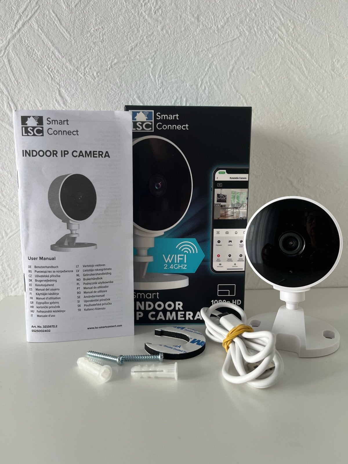 LSC Smart Connect Indoor IP Camera 1080p HD, Audio, Tv en Foto, Videobewaking, Ophalen of Verzenden, Nieuw, Binnencamera