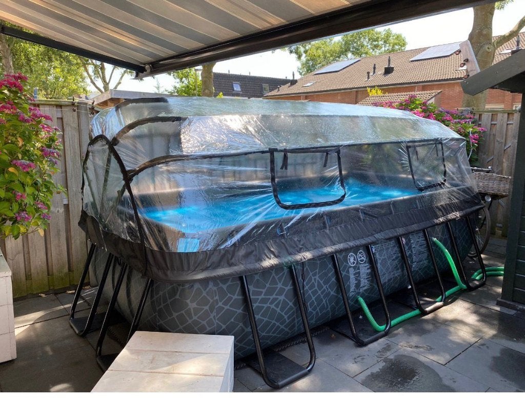 Zwembad 4 x 2 meter, Tuin en Terras, Ophalen, 200 tot 300 cm, 80 tot 120 cm, Zo goed als nieuw