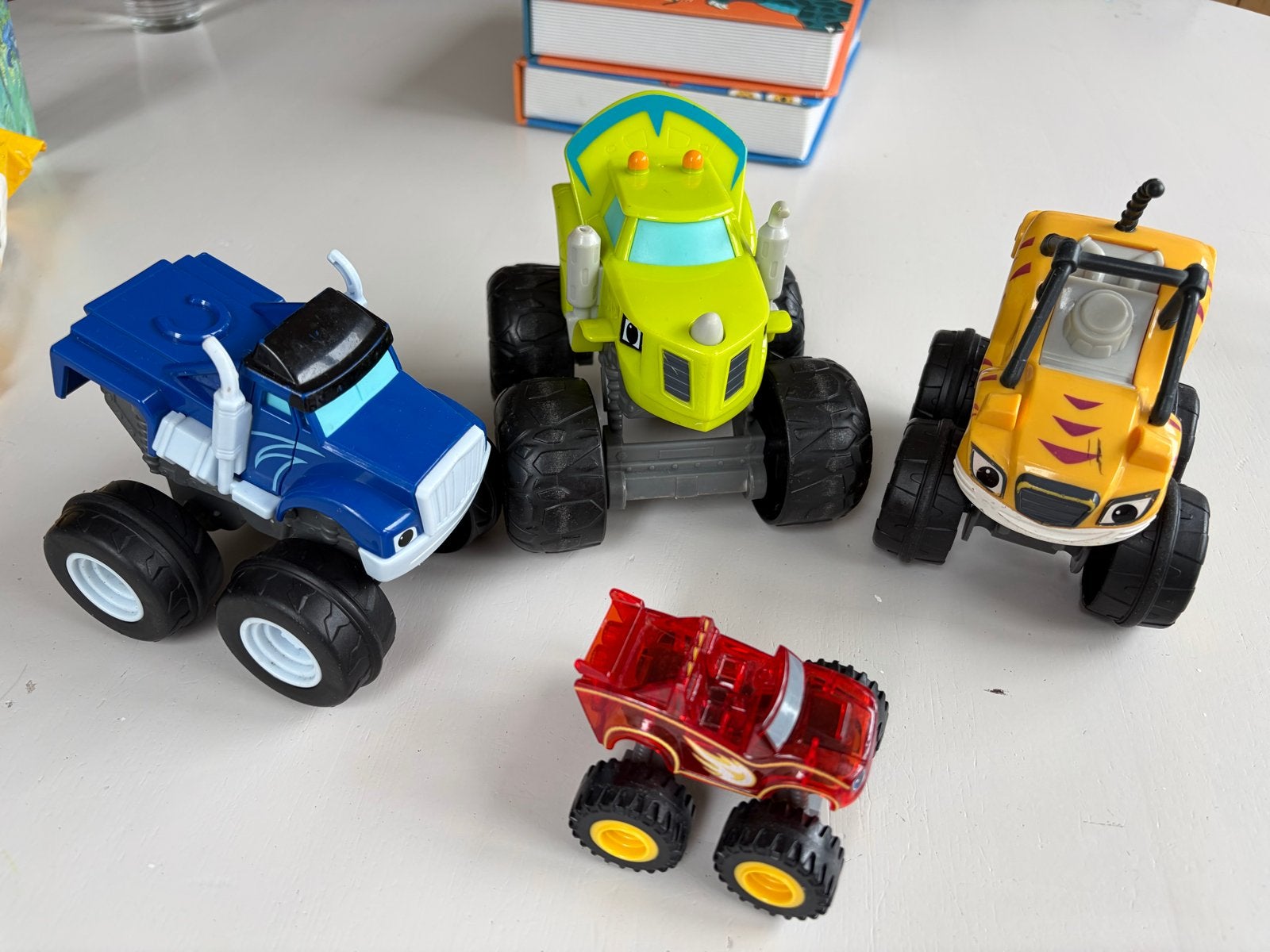 Blaze en de Monsterwielen speelgoedauto's, Kinderen en Baby's, Speelgoed | Speelgoedvoertuigen, Ophalen, Gebruikt