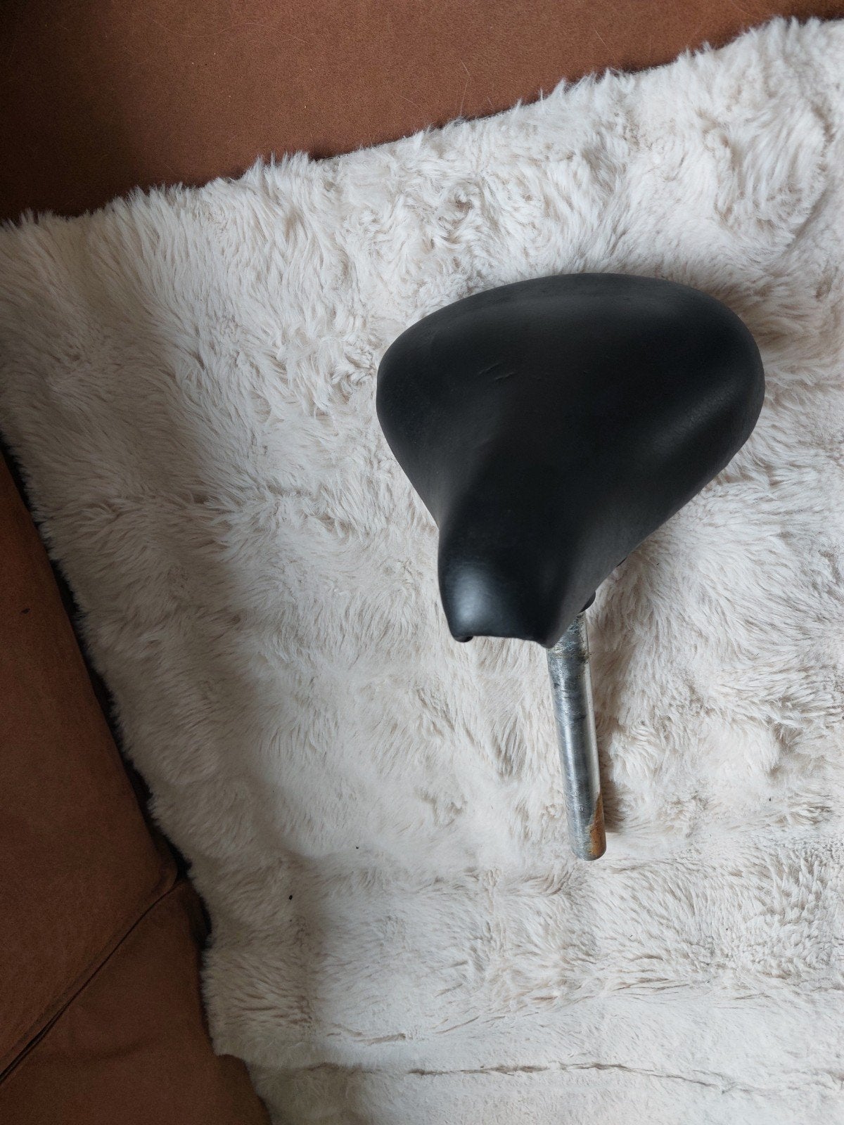 Gel comfort fietszadel met achterlicht, Ophalen, Gebruikt, Zadel, Kunststof