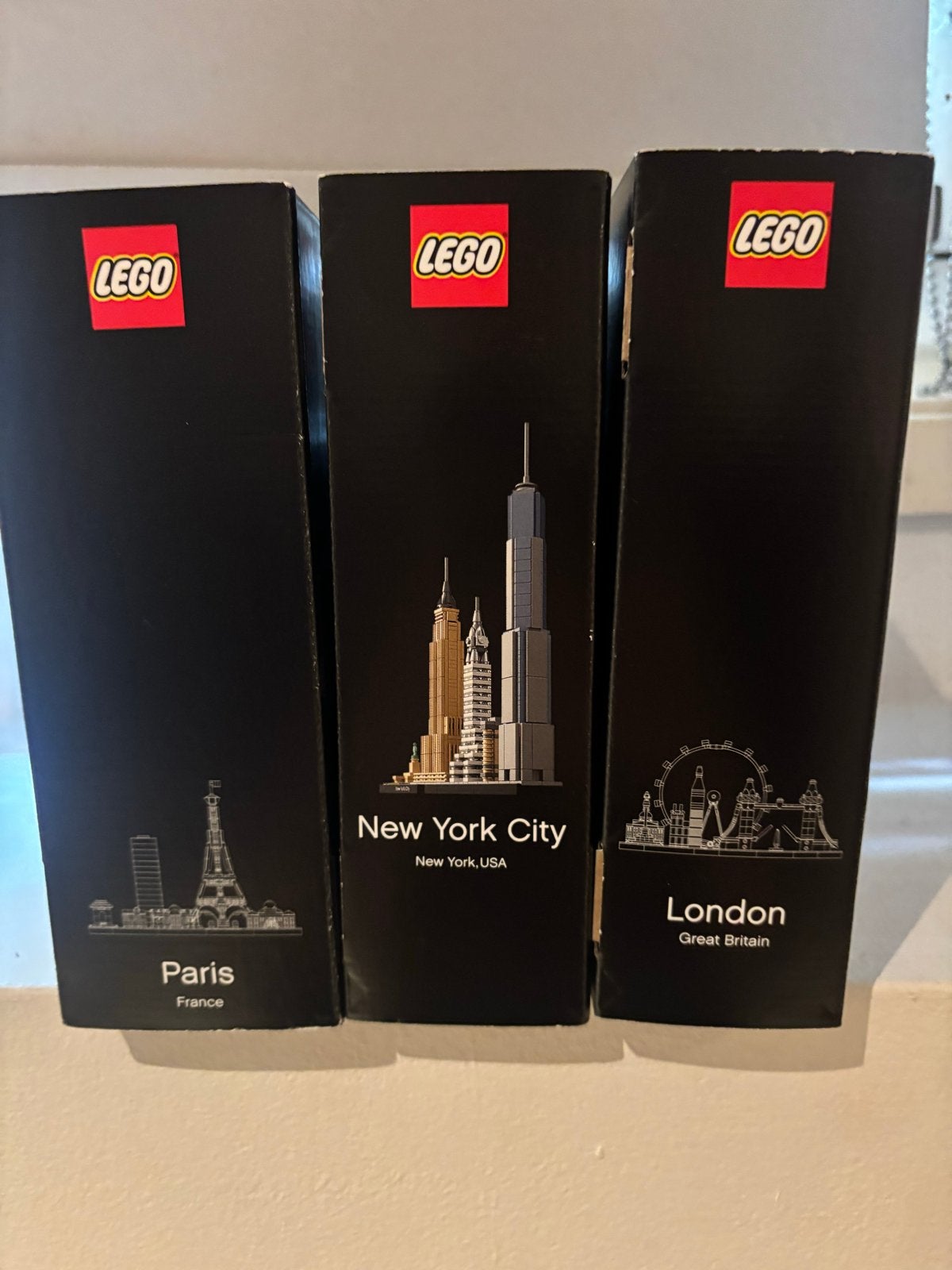 LEGO Architecture Skylines: New York, Parijs, Londen, Ophalen, Zo goed als nieuw, Overige merken