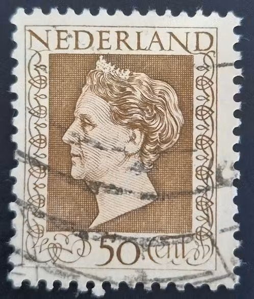 Nederland 1948 - nvph 488 - Wilhelmina Harz  - ab1, Ophalen of Verzenden, Na 1940, Gestempeld